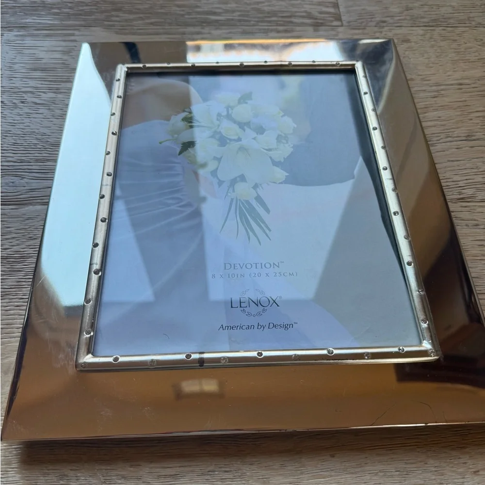 Lenox Devotion Silver Picture Frame 8x10” price firm!